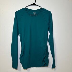 Athleta Deep Teal Long Sleeve Top